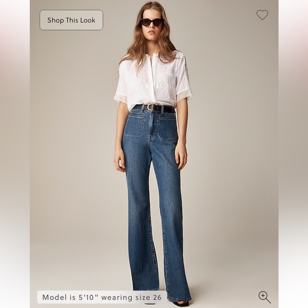 J.Crew vintage flare jean, size 24, brand new with tag.